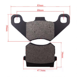 Plăcuțe Frână Spate Atv 110-125cc Piesa Originala