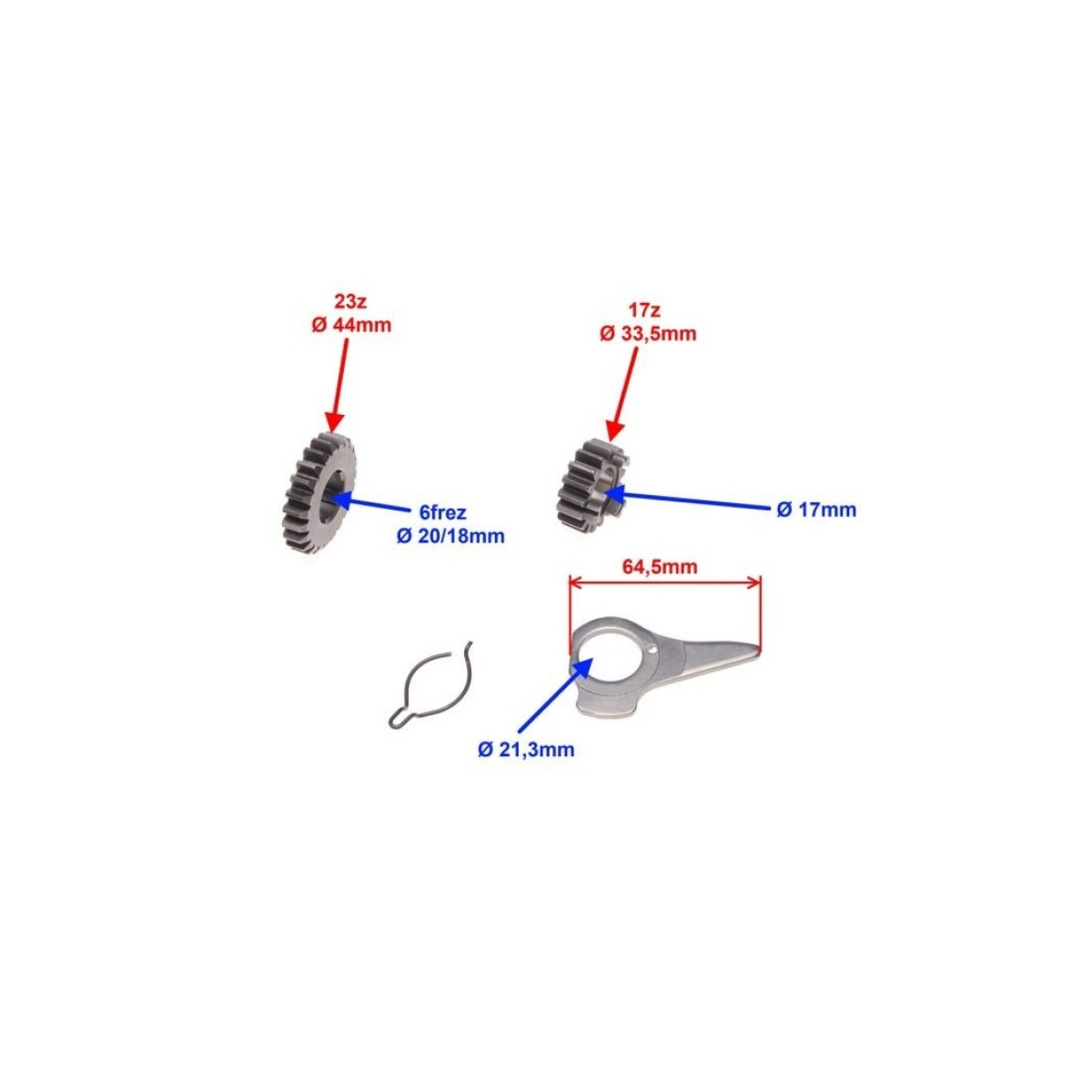 Gear Box Mechanism 1+1 Atv 110-125Cc